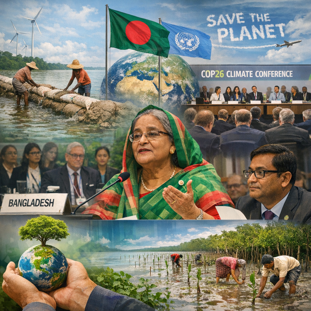 Bangladesh’s Leadership in Global Climate Change Initiatives