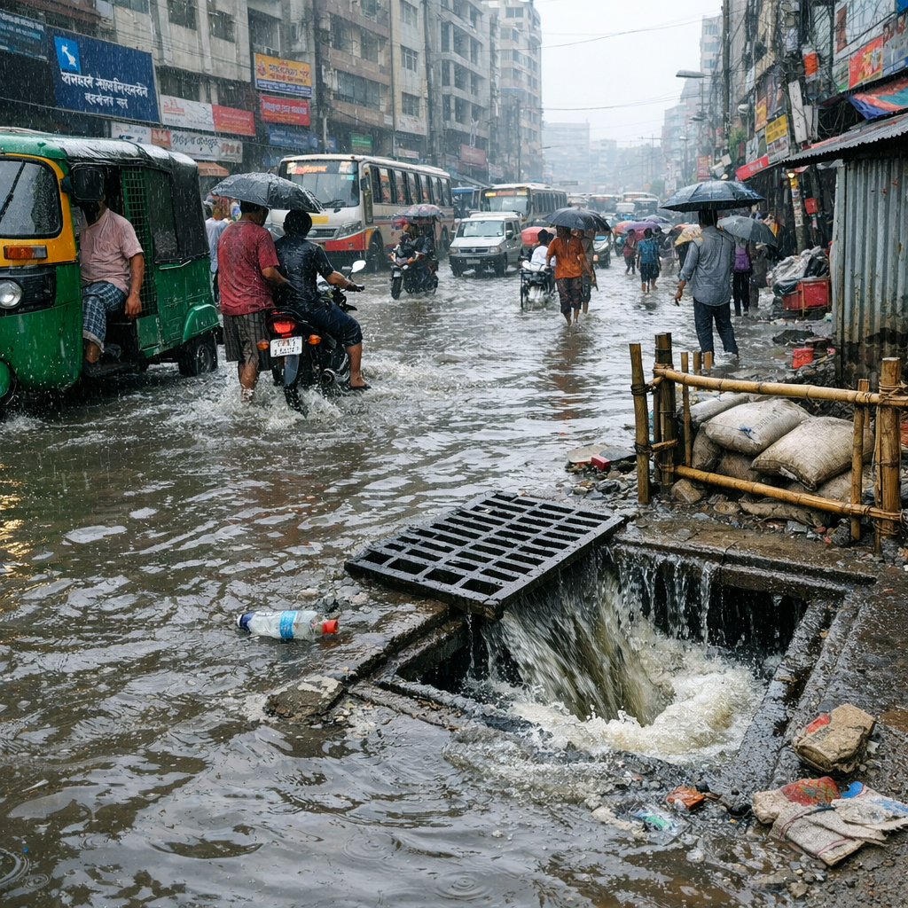 Dhaka’s Monsoon Preparedness: Addressing Waterlogging Challenges