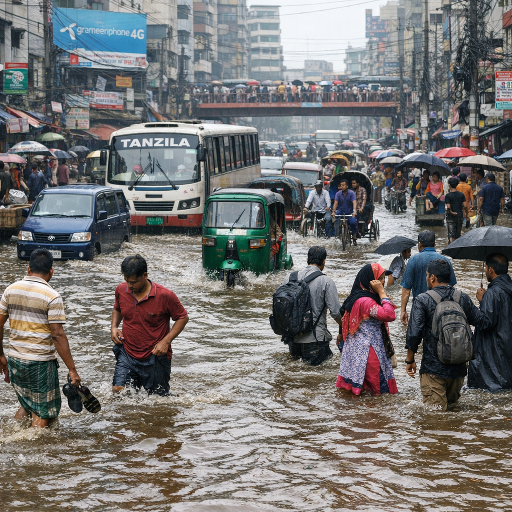 Dhaka’s Ongoing Battle Against Waterlogging: Challenges and Solutions